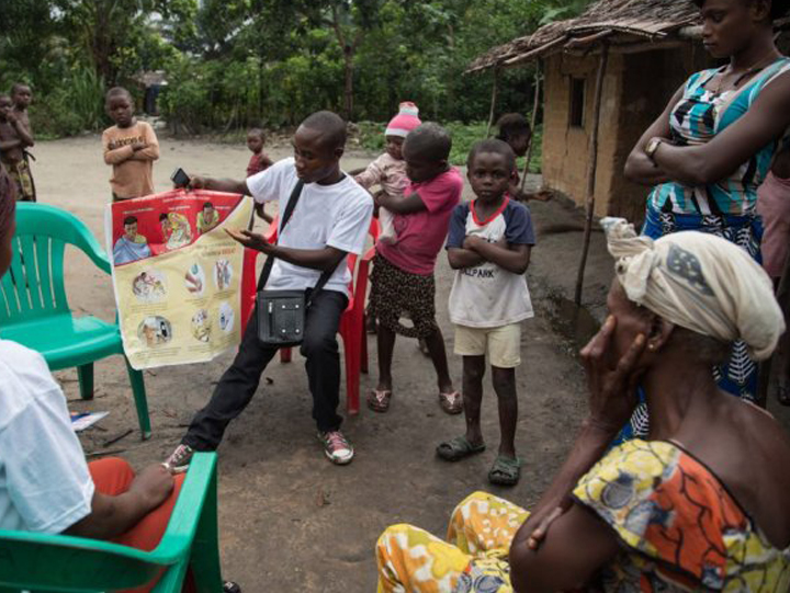 Picture of a church health project volunteer